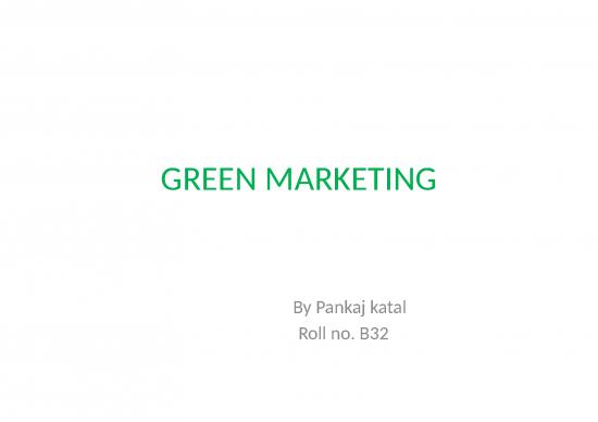 picture Marketing Ppt 67760 | 46865265 Green Marketing