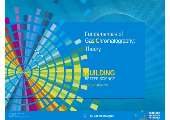 picture_Company Presentation Templates 67161 | 5991 5422en Agilent Gc Theory
