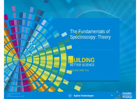 picture1_Company Presentation Templates 67162 | 5991 6594 Agilent Spectroscopy Theory En