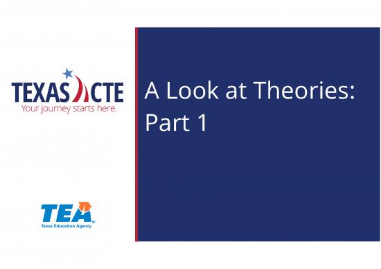 picture Education Ppt 68414 | A Look At Theories Part 1