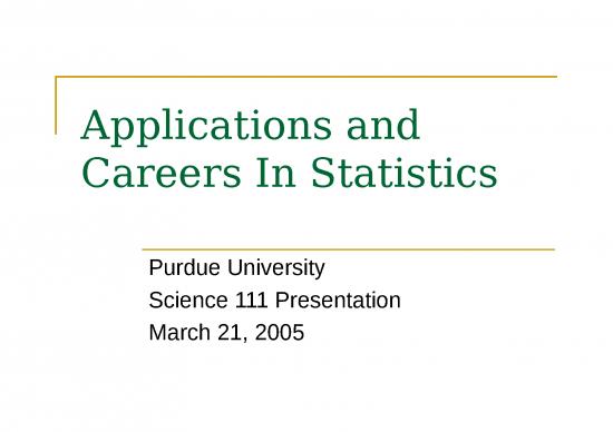 picture Business Statistics Ppt 69395 | Applications And Careers