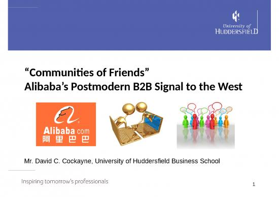 picture_B2b Conference Presentation   Alibaba's Community Of Friend's Model