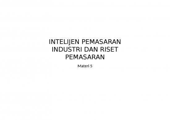 picture_Bab  Intelijen Pemasaran Industri Dan Riset Pemasaran