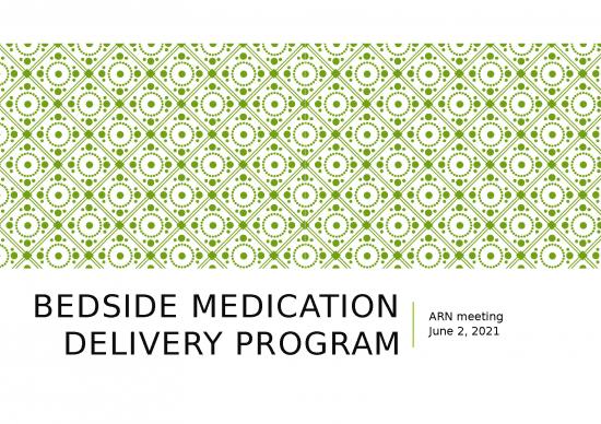 picture Nursing Process Ppt 68300 | Bedside Medication Delivery Program