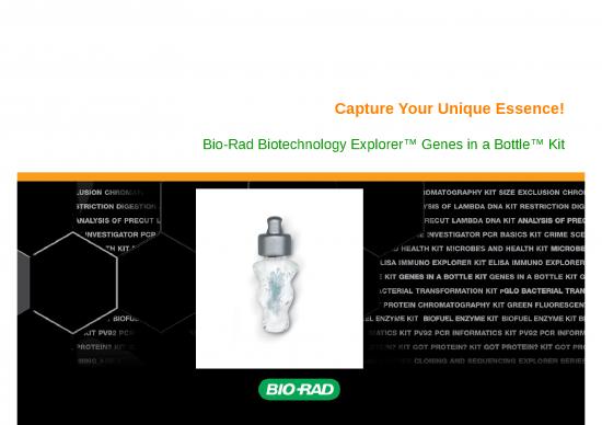 picture_Dna Sequencing Slideshare 68129 | Capture Your Unique Essence With The Genes In A Bottle Kit