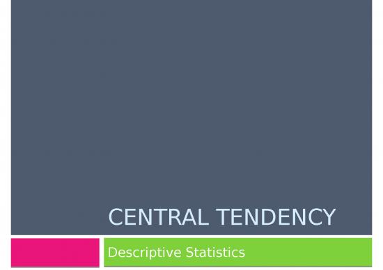 picture Mean Median Mode Ppt 68894 | Central Tendency Lecture
