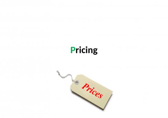 picture Marketing Ppt 67461 | Ch10&11 Pricing