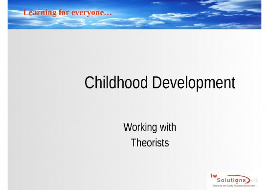 picture Online Learning Ppt 68233 | Child Development Theorists