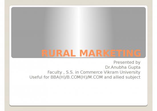 picture1_Marketing Ppt 67731 | Com 4th Sem Rural Marketing Mm By D Anubha Gupta