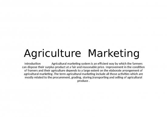picture Marketing Ppt 67970 | D Sikandar Prasad Yadav Ec Agriculture Marketing