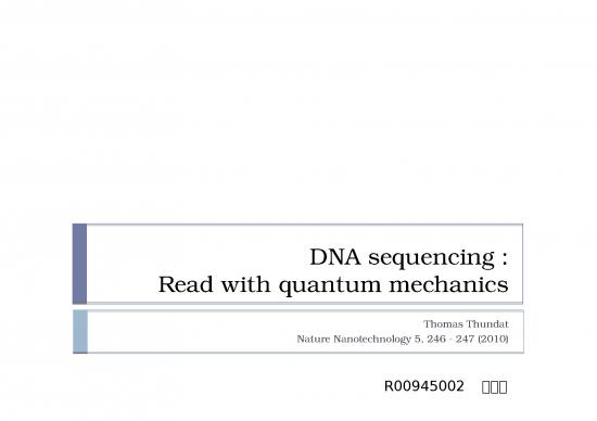picture1_Dna Sequencing Slideshare 68188 | Dna Sequencing Read With Quantum Mechanics