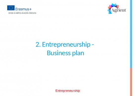 developing a business plan in entrepreneurship slideshare