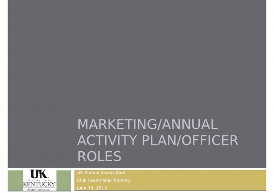 picture Marketing Ppt 68068 | Event Planning Annual Plan Club Officer Roles