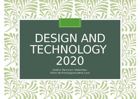 picture1_Technology Ppt 68458 | Gcse Revision Guide Design And Technology 2020