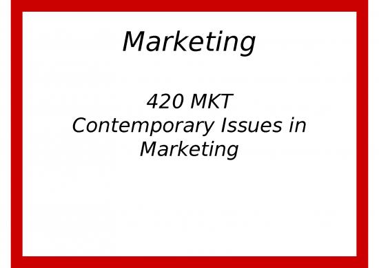 picture Marketing Ppt 67396 | Green Marketing