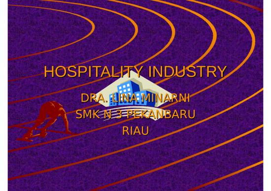 picture_Online Class Ppt 68898 | Hospitality Industry