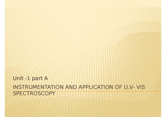 picture1_Instrumentation Of Vis Spectroscopy