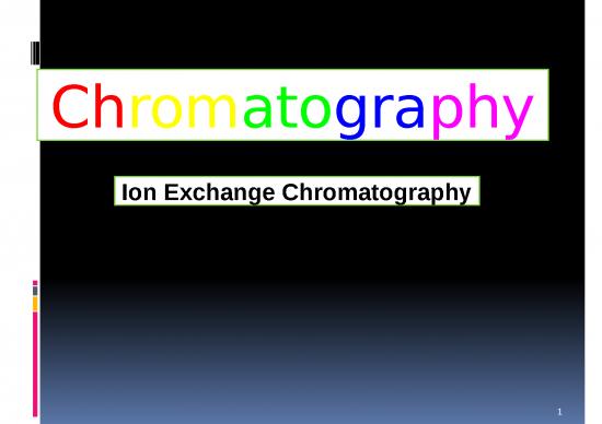 picture1_Methods Of Presentation Pdf 66868 | Ion Exchange Chromatography