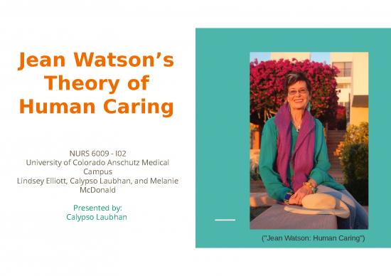 picture1_Nurse Ppt 68141 | Jean Watson Presentation