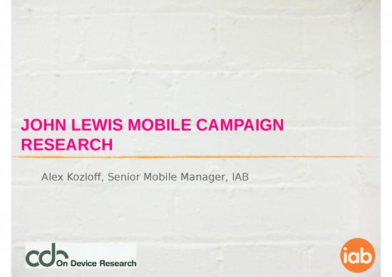 picture1_Ppt For Advertising 67478 | Johnlewiscasestudy