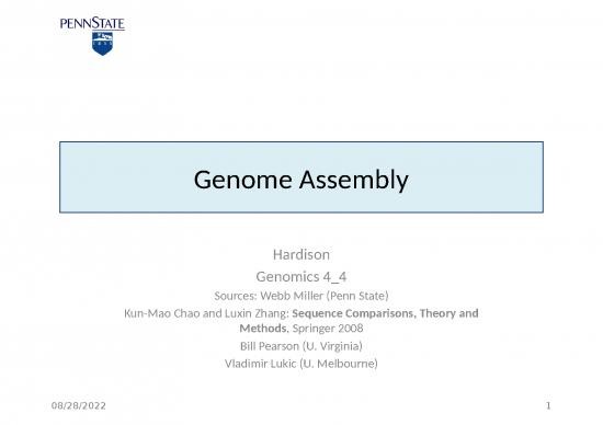 picture1_Gene Sequencing Slideshare 68137 | Lesson4 4 Genomeassembly
