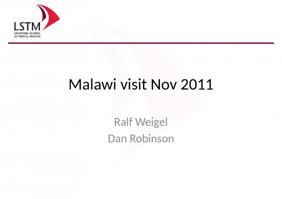 picture Market Ppt 68293 | Malawi Visit 2011