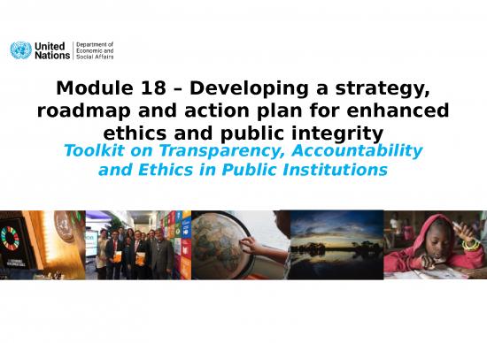 picture_Action Plan Ppt 69345 | Module 18   Developing A Strategy, Roadmap And Action Plan For Enhanced Ethics And Public Integrity