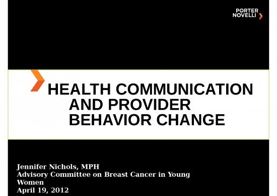 picture1_Marketing Ppt 67831 | Nichols Health Communication And Provider Behavior Change 12