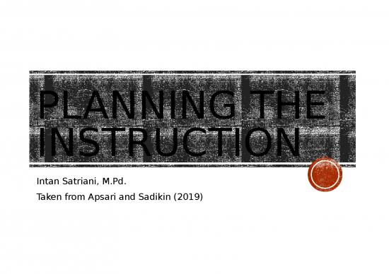 picture Planning Ppt 68805 | Planning The Instruction