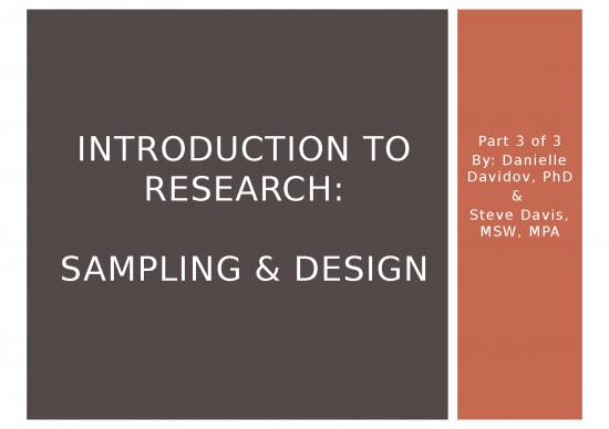 Research Design Slideshare 67144 | Rbc Introduction To Research Pt Iii Rbc