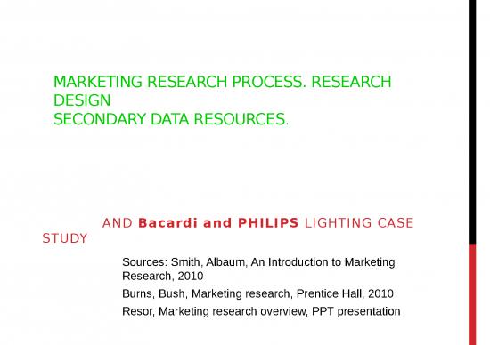 picture Marketing Ppt 67493 | Research Process  Research Design  Secondary Data