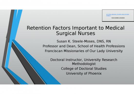 picture Nurse Ppt 67023 | Retention Factors Important To Medical Surgical Nurses