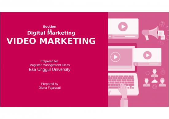 picture Marketing Ppt 67243 | Sessi  Video Marketing