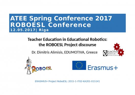 picture_Technology Ppt 67180 | Teacher Education In Educational Robotics The Roboesl Project Discourse