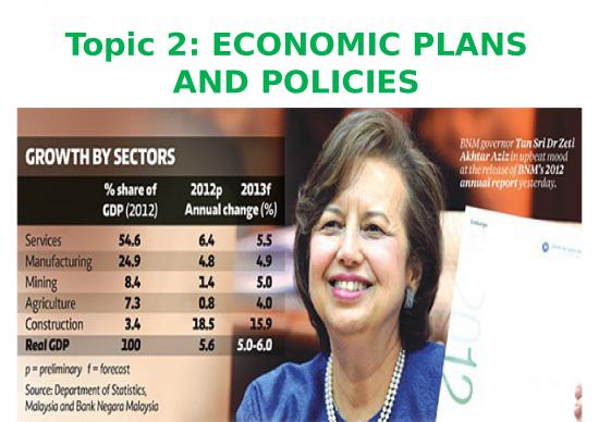 picture_Powerpoint For Students 69344 | Topic 2 Economic Plans And Policies