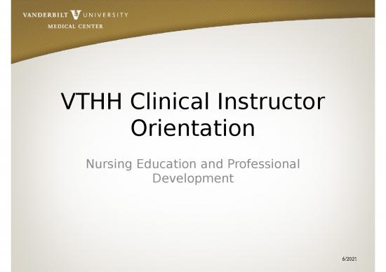picture Powerpoint For Students 68453 | Vthh Clinical Instructor Orientation