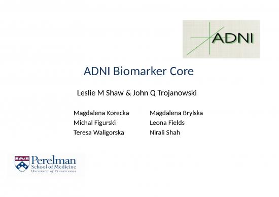 picture Immuno Assay Slideshare 67171 | Ww Adni July 2016 Biomarker Core 05