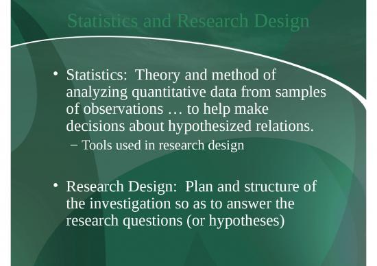 Research Design Slideshare 68583 | Intro Statistics