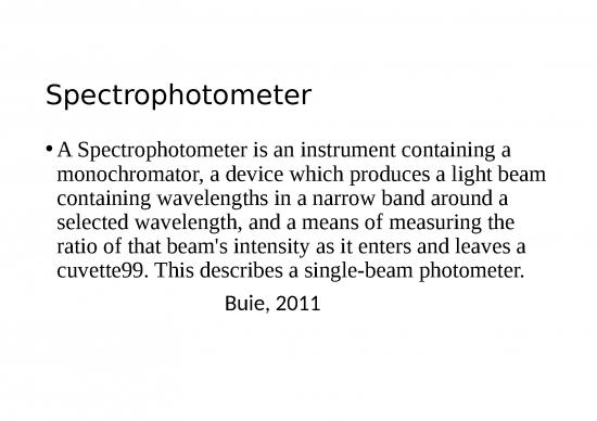 Spectrophotometry Slideshare 66975 | 1590318080spectrophotometer And ...