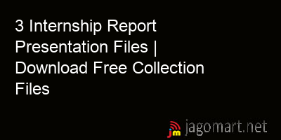 picture 3 Internship Report Presentation Files | Download Free Collection Files