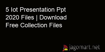 picture 5 Iot Presentation Ppt 2020 Files | Download Free Collection Files