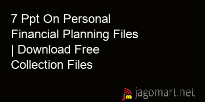 picture 7 Ppt On Personal Financial Planning Files | Download Free Collection Files