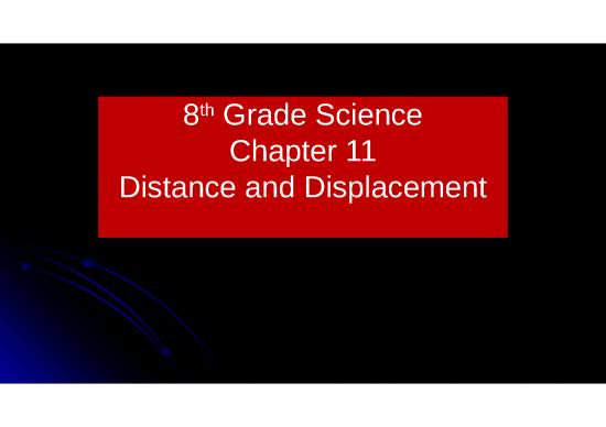 picture Powerpoint Templates Physics 70593 | 11 1 Distance And Displacement With On Same Slide