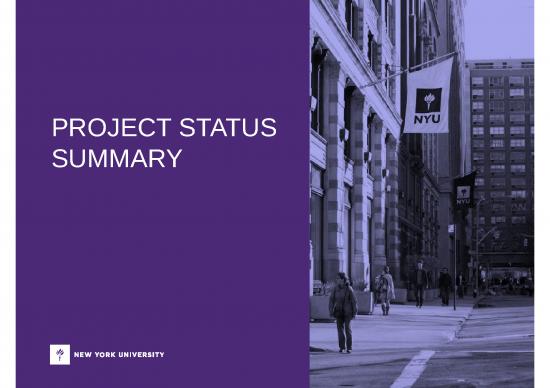 Executive Summary Ppt 71189 13 Pso Project Status Deck
