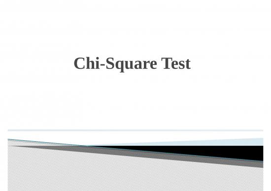 Square test. Chi Square Test.