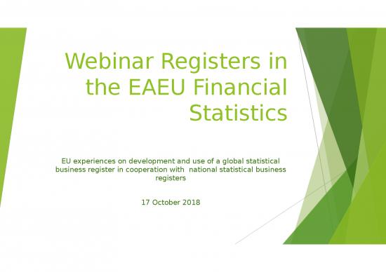 picture Business Statistics Ppt 69623 | 1 Webinar Registers In The Eaeu