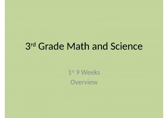picture Geometry Powerpoint 70812 | 1st 9 Weeks Math Overview