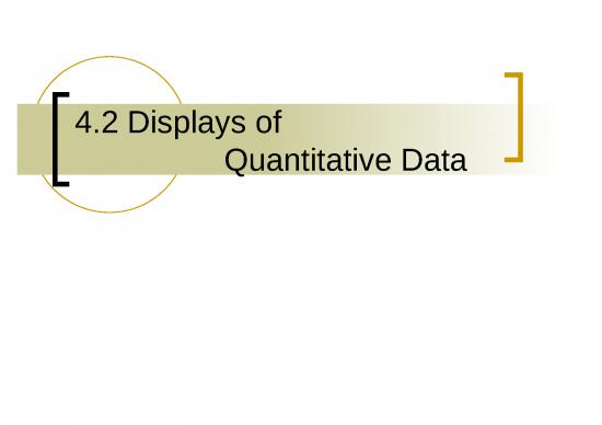 picture Statistics Powerpoint 69592 | 2 Display Of Quantitative Data