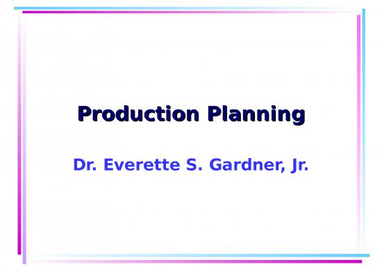 picture Planning Ppt 69441 | 6 Production Planning