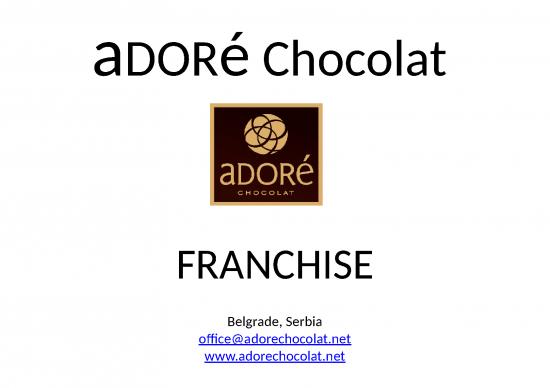 picture Concept Powerpoint 69649 | Adore Chocolat Franchise Presentation